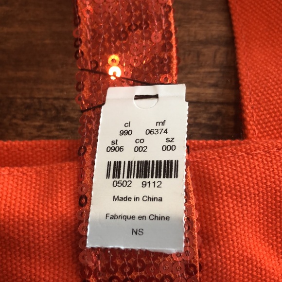 Express canvas tote bag with sequins trim - Picture 6 of 6